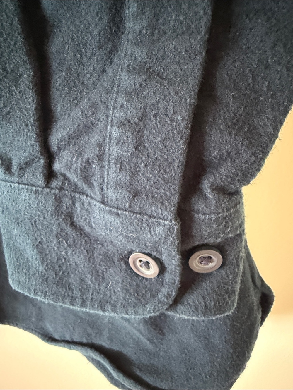 LL BEAN Chamois Slightly Fitted Button Down Shirt Navy Size XL-TALL - Picture 6 of 8